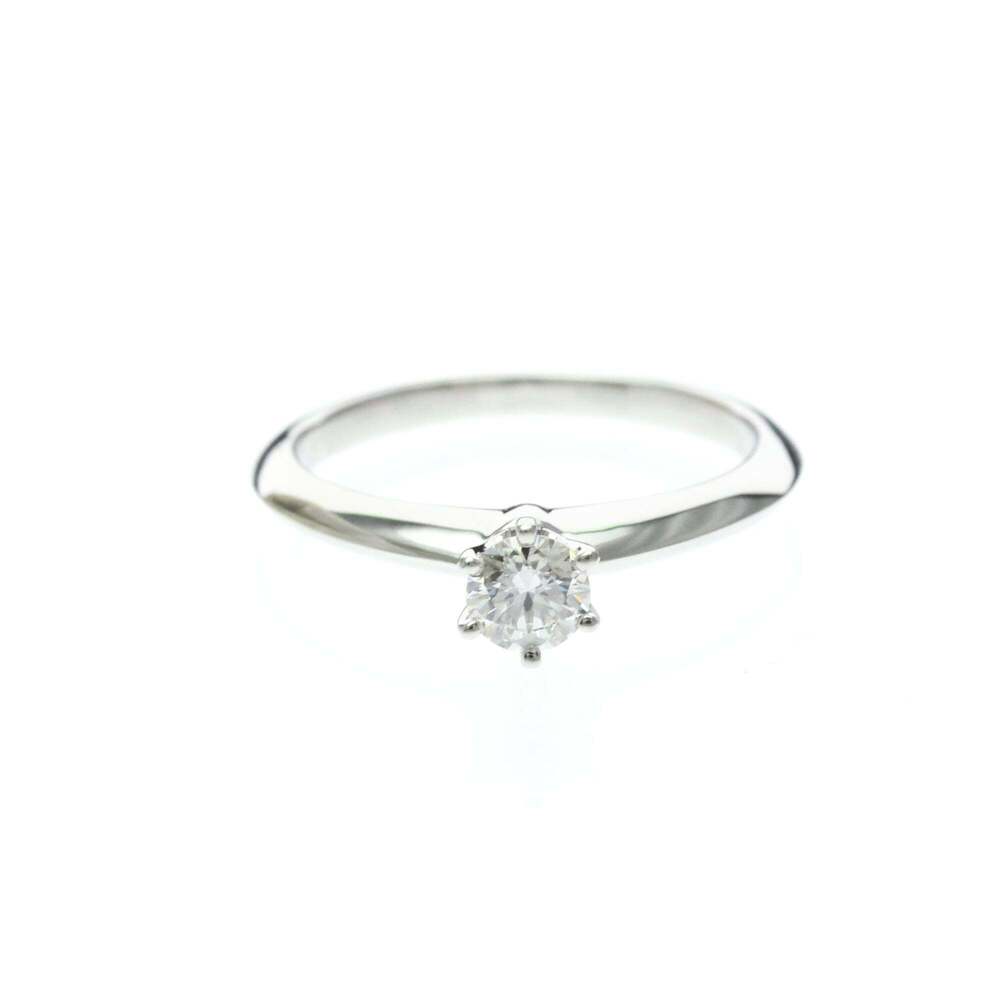 Tiffany & Co. Tiffany Setting Solitaire Platinum with RBC Diamond